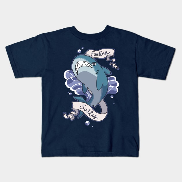 Feeling Salty Kids T-Shirt by goccart